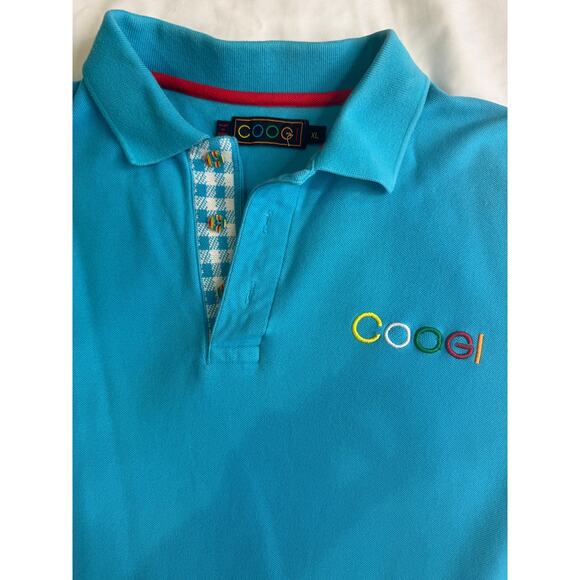 COOGI Mens Blue Polo Shirt - Picture 2 of 8